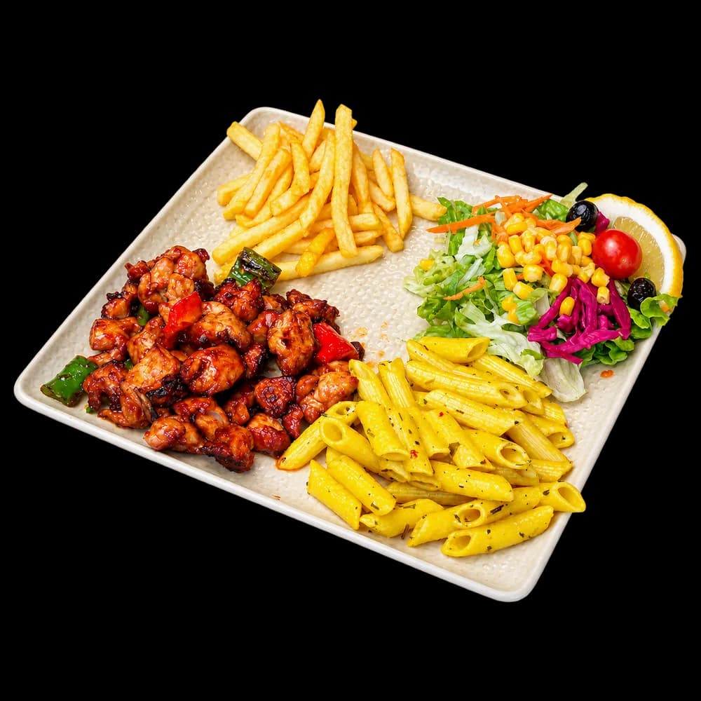 Barbekü Soslu Tavuk Tabağı